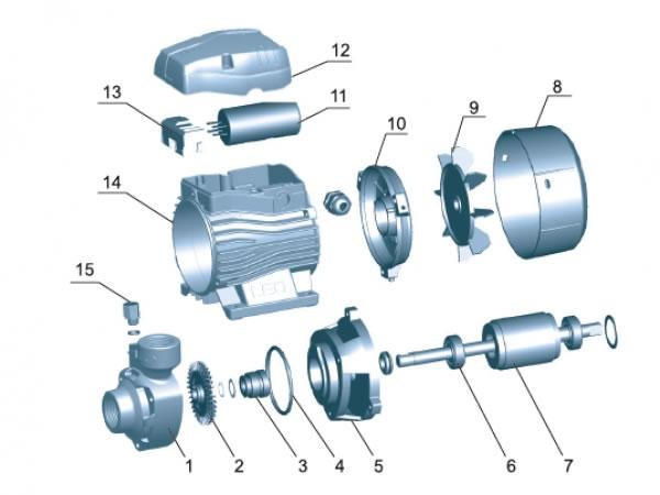 3 4 60 WATER PUMP 0.8HP APM60 LEO