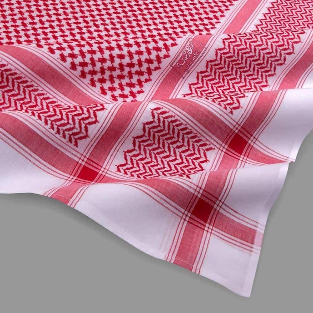 شماغ البسام الاصلي بصمة بلس ماي فير جون لين قطن100 انجليزي سعودي خليجي