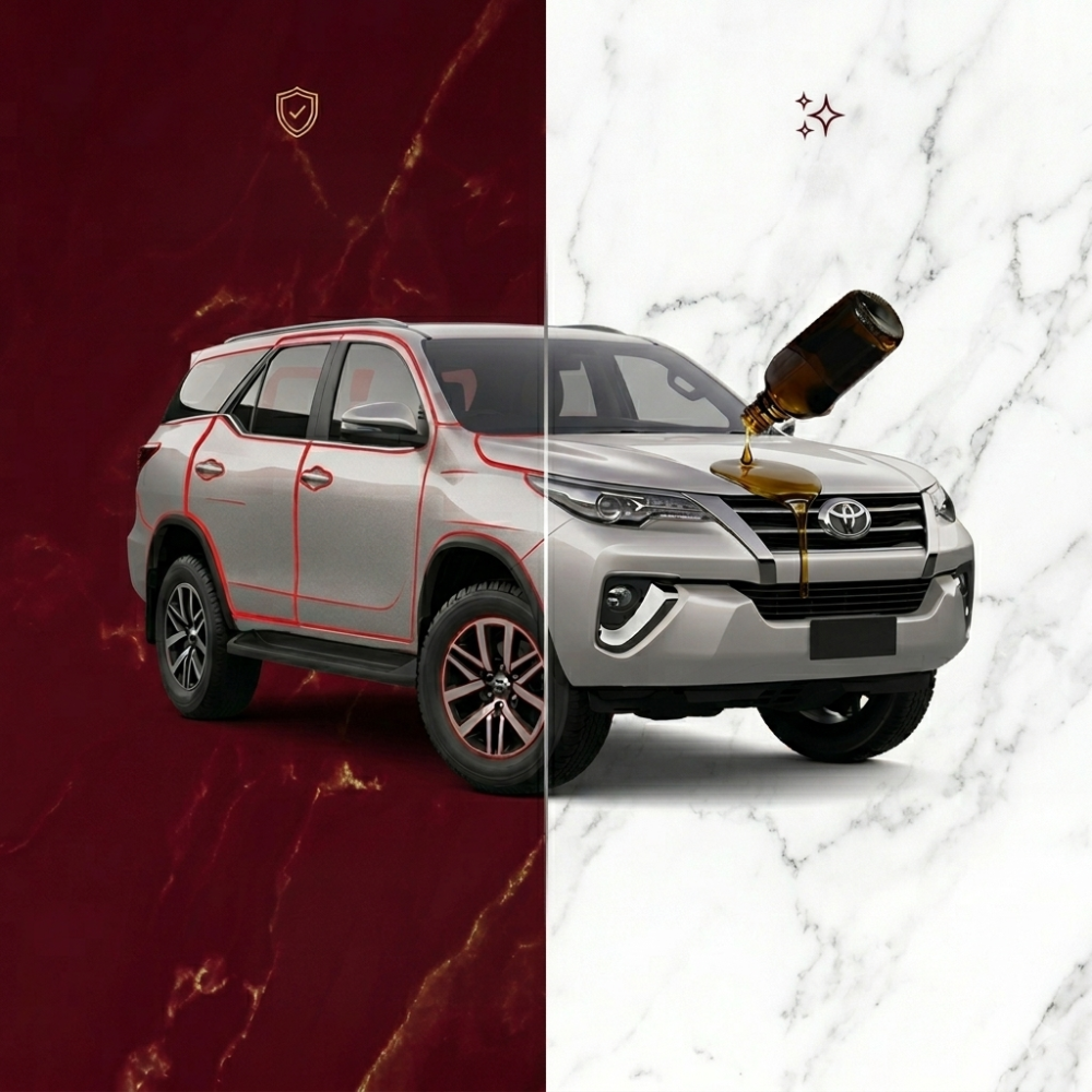 الفرق بين فيلم الحماية والنانو سيراميك