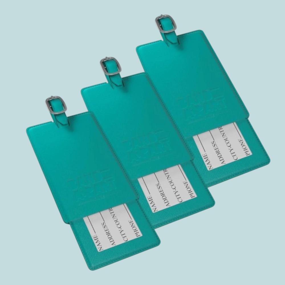 بطاقات تعرفية عدد 3 من | Bande a part | مصنوعة من الجلد عالي الجودة