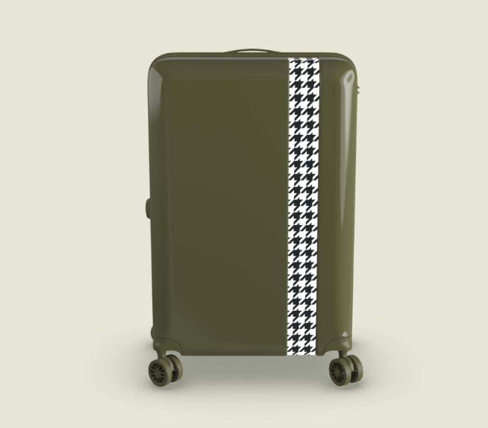 حقيبة سفر من | Bande a part | ضد الكسر - 4 عجلات مزدوجة 360 - سحابات متينة ضد السرقة -مقاس 20 بوصة كابينة الطائرة