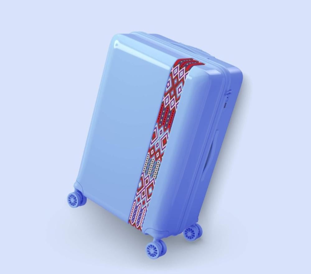 حقيبة سفر من | Bande a part | ضد الكسر - 4 عجلات مزدوجة 360 - مقاس L- 75x50x30 cm