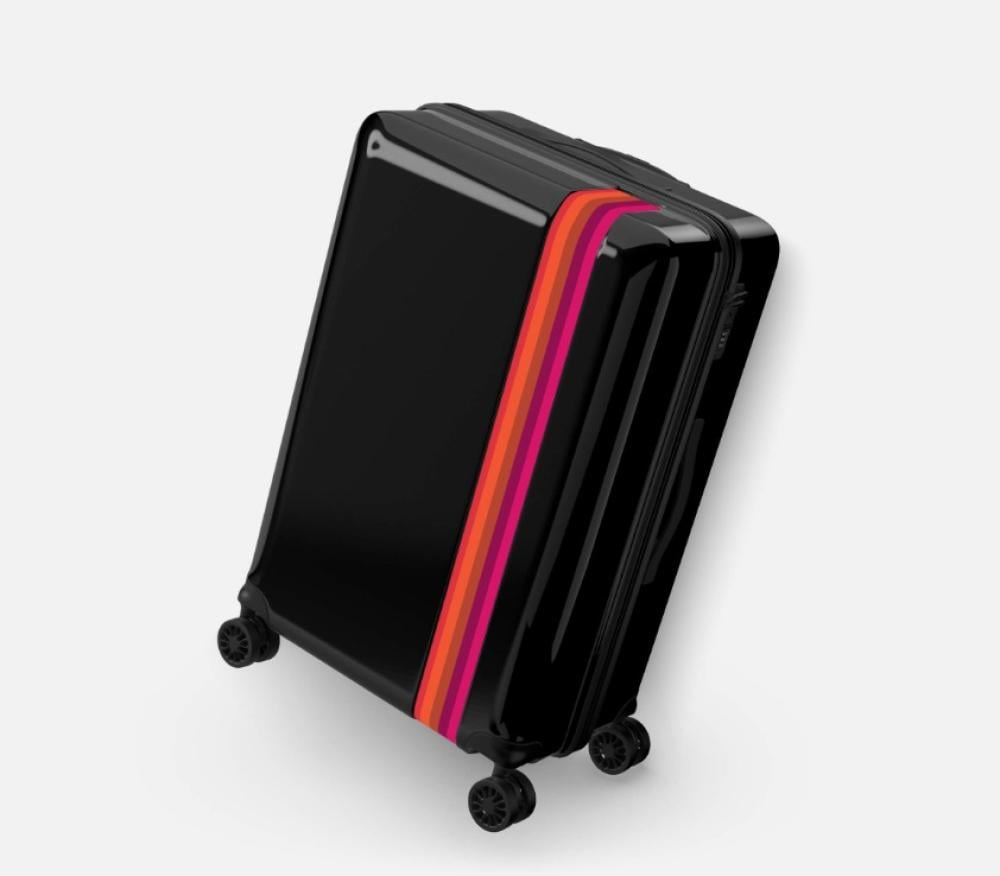 حقيبة سفر من | Bande a part | ضد الكسر - 4 عجلات مزدوجة 360 - مقاس L- 75x50x30 cm