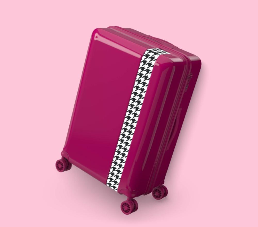 حقيبة سفر من | Bande a part | ضد الكسر - 4 عجلات مزدوجة 360 - مقاس L- 75x50x30 cm