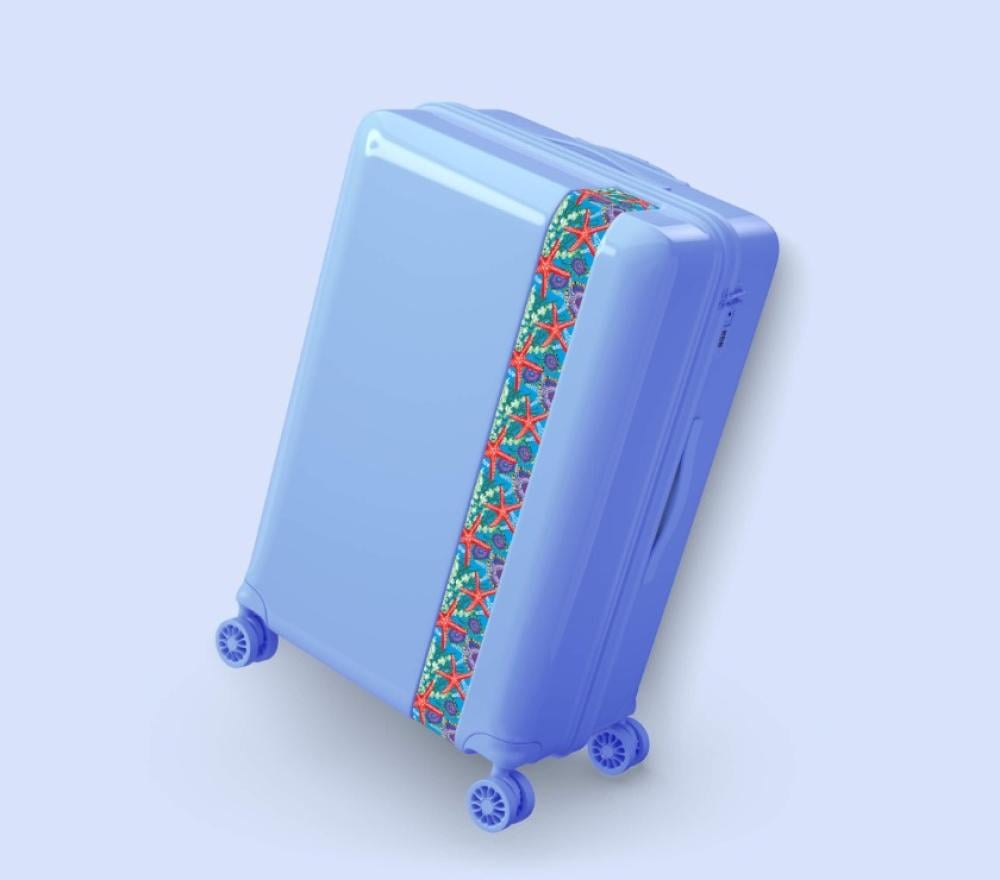 حقيبة سفر من | Bande a part | ضد الكسر - 4 عجلات مزدوجة 360 - مقاس L- 75x50x30 cm