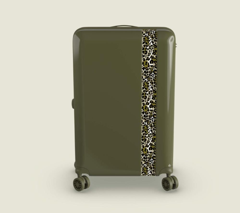 حقيبة سفر من | Bande a part | ضد الكسر - 4 عجلات مزدوجة 360 - سحابات متينة ضد السرقة -مقاس 20 بوصة كابينة الطائرة