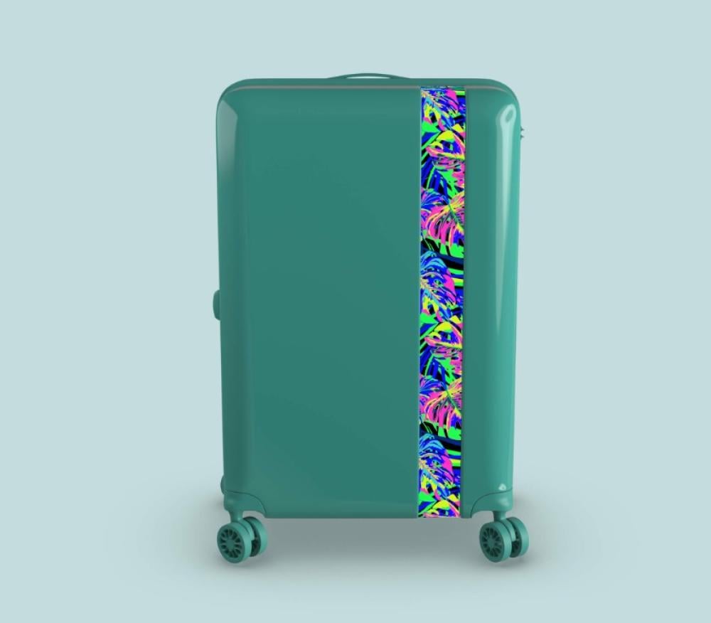 حقيبة سفر من | Bande a part | ضد الكسر - 4 عجلات مزدوجة 360 - سحابات متينة ضد السرقة -مقاس 20 بوصة كابينة الطائرة