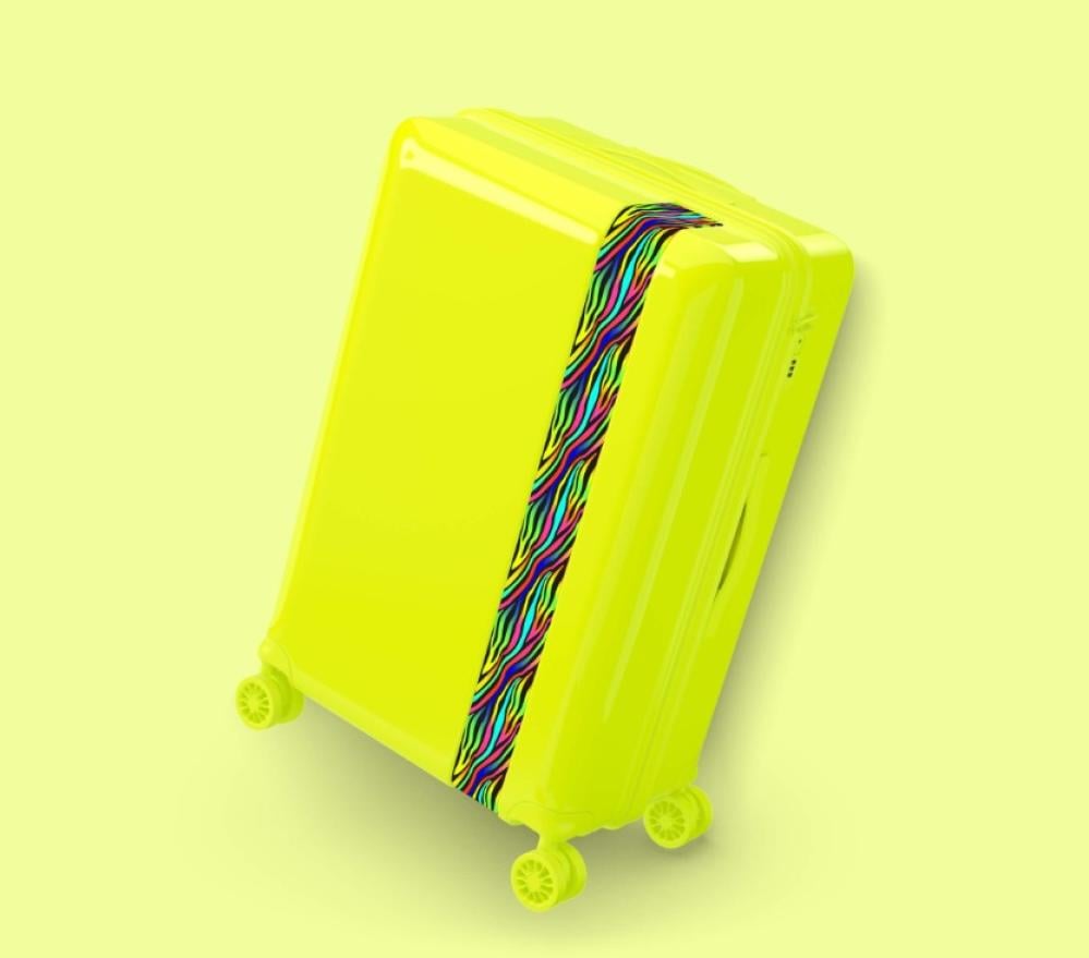 حقيبة سفر من | Bande a part | ضد الكسر - 4 عجلات مزدوجة 360 - مقاس L- 75x50x30 cm