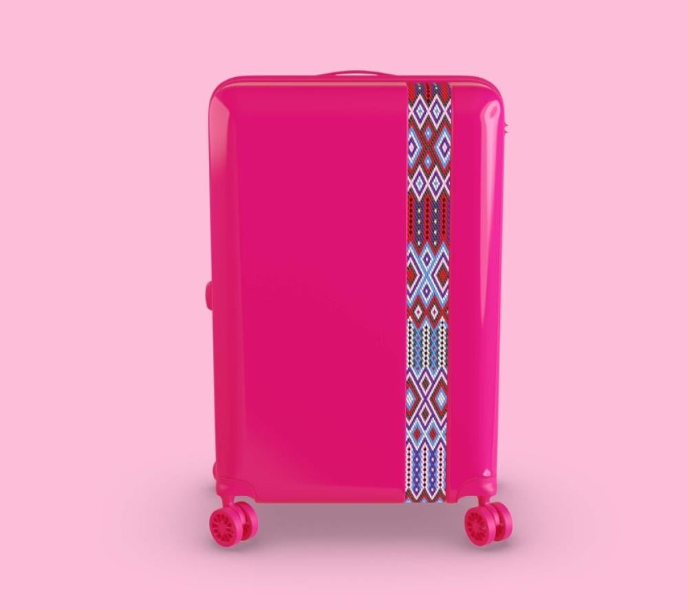 حقيبة سفر من | Bande a part | ضد الكسر - 4 عجلات مزدوجة 360 - سحابات متينة ضد السرقة -مقاس 20 بوصة كابينة الطائرة