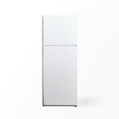 Hitachi refrigerator, two doors, 13.96 feet, 395 liters, inverter, white