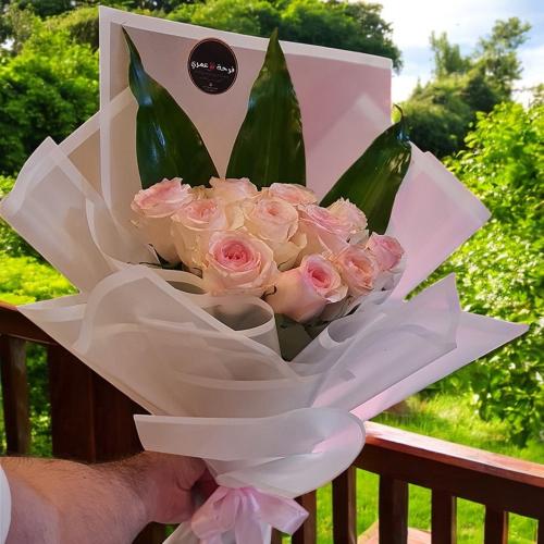 باقة جوري وردي