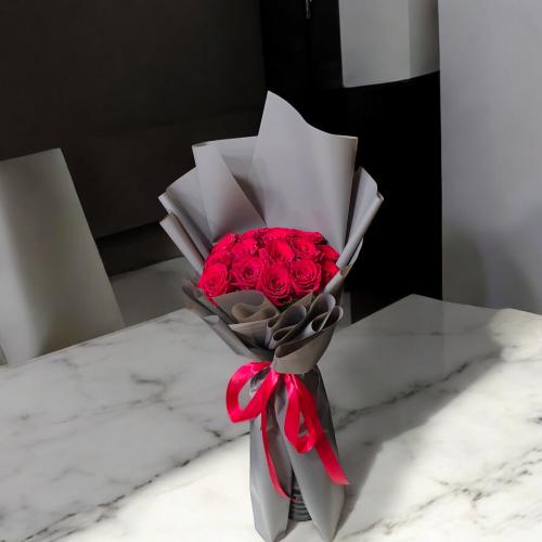 باقة الجوري الأحمر