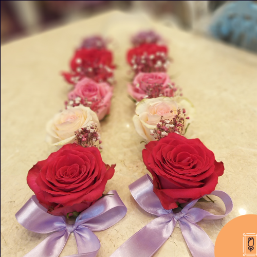 عقد ورد جوري و جبسوفيليا