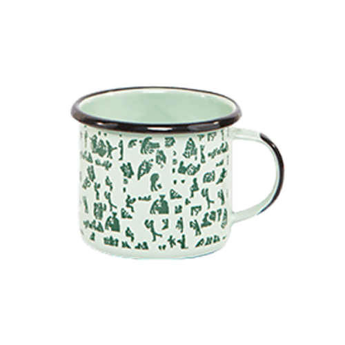 enamel mug george bates la marzocco
