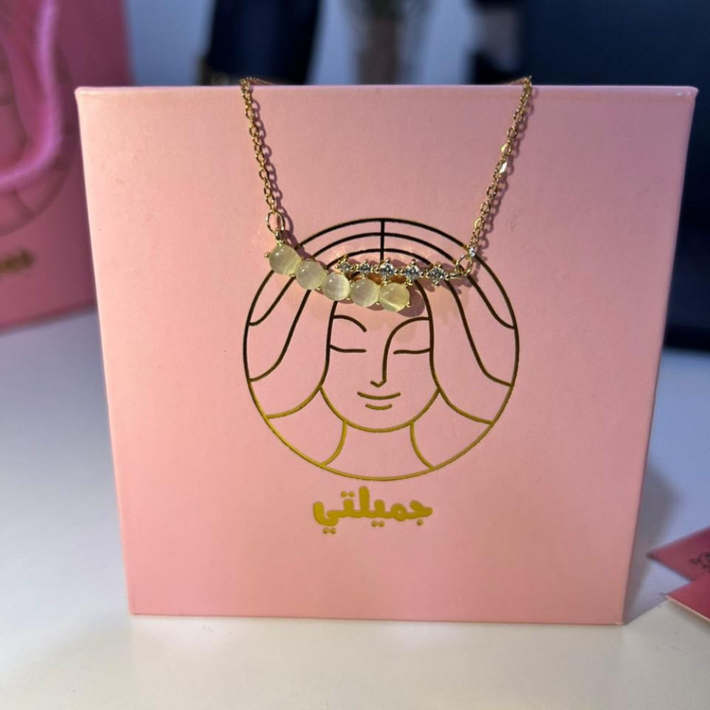 عقد سلسال مطلي ذهب