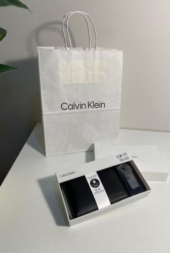 طقم ميداليه و محفظه كالفن كلاين