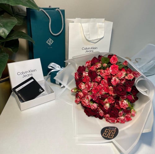 باقه ورد وقهوه وحلا هاف مليون