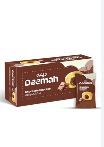 كب كيك ديمة بالشوكولاتة 12حبة