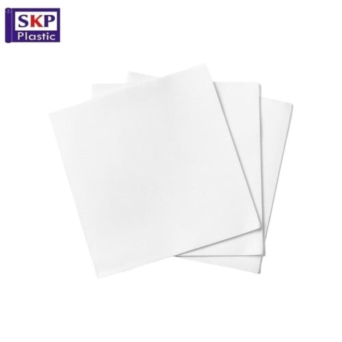 مناديل سفرة لون ابيض 30×30 (40 ربطة)