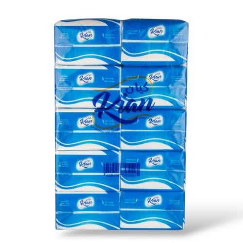 مناديل ناعمة بعلبة بلاستيكية 600 منديل مفرد (40 علبة)