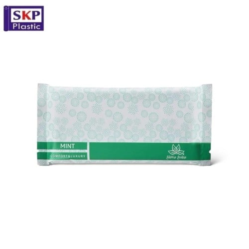 مناشف قماشية معطرة برائحة النعناع (كرتون 10ربطة 250حبة)