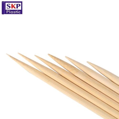 اعواد خشبية دائرية للشواء مقاسات متعددة