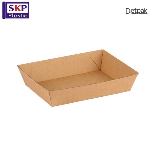 صحن ورق كرافت مقوى للوجبات مقاس لارج (كرتون 240حبة)