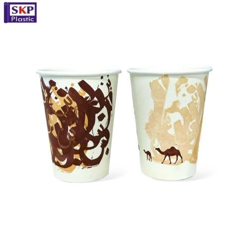 اكواب ورقية سنغل مطبوعة 16 اونص (1000 حبة)