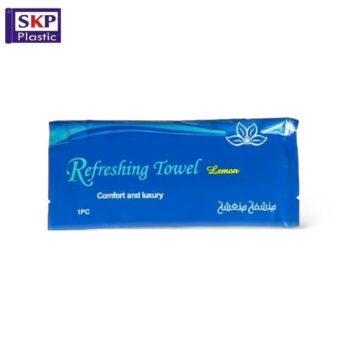 مناشف قماشية معطرة برائحة الليمون (كرتون 10ربطة 250حبة)