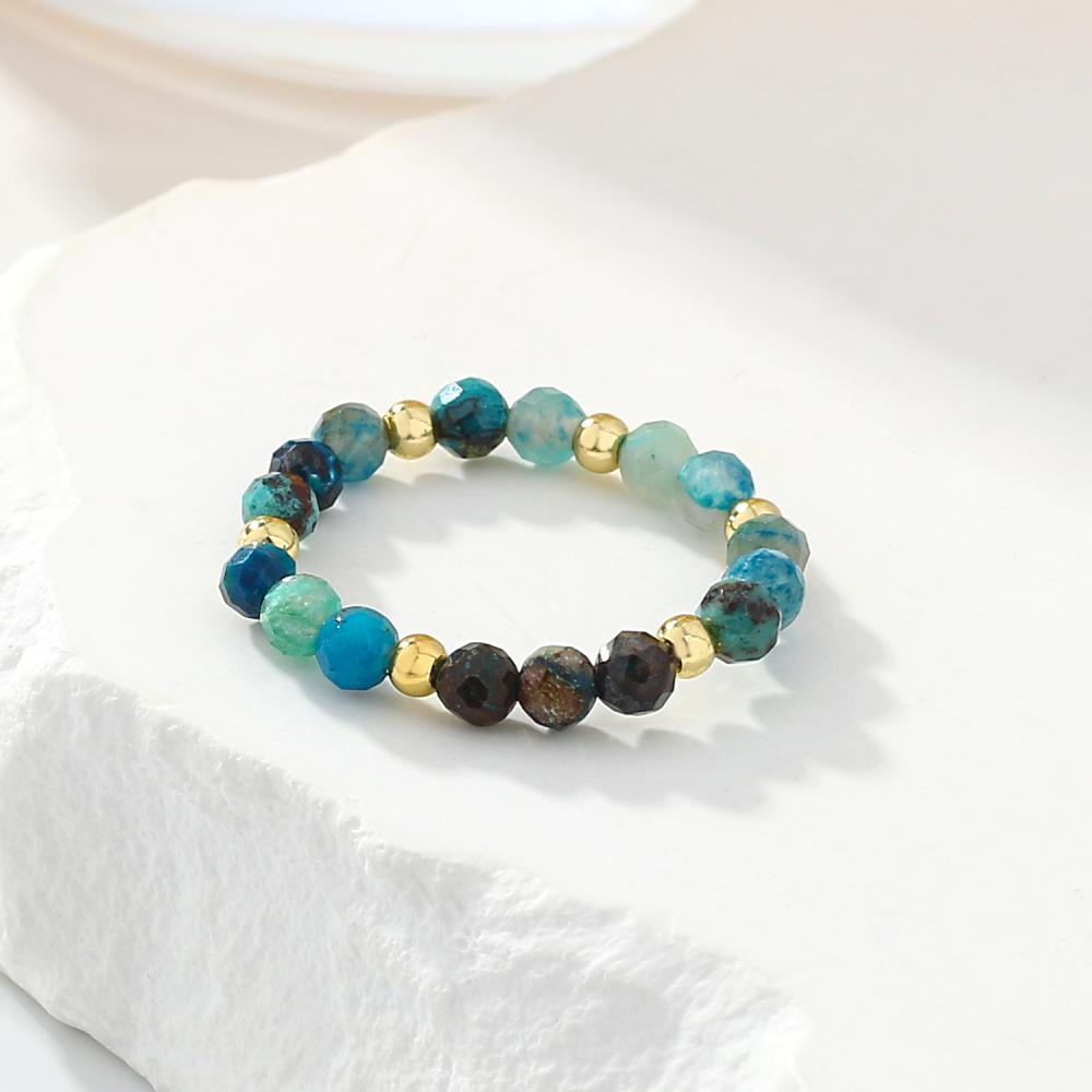 Hubei turquoise ring  - Beads rings