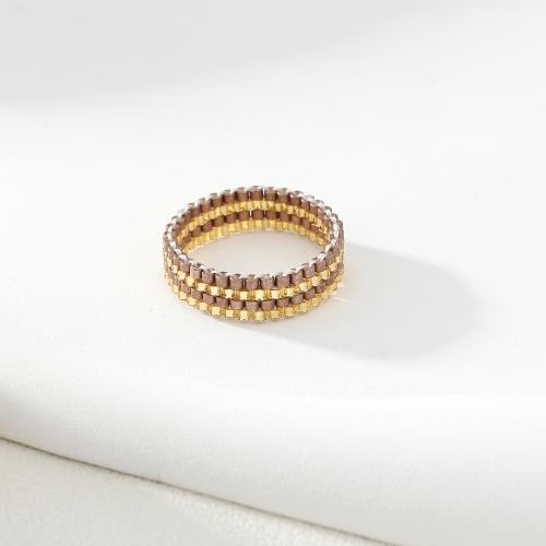 Goldy ring - Beads ring