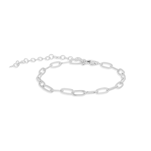 Silver Paperclip bracelet