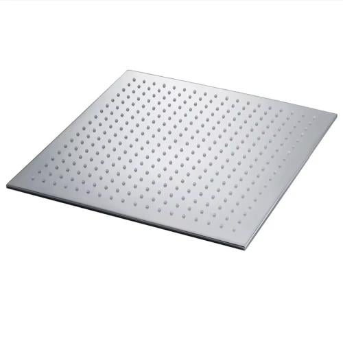 طاسة دش ستانلس ستيل كروم مربع 30*30 سم