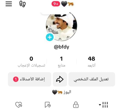 يوزر تيك توك رباعي