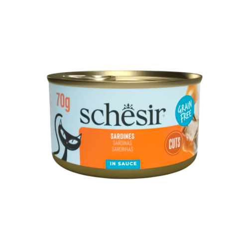 شيزر معلبات باتيه سردين 70 جرام للقطط البالغة
