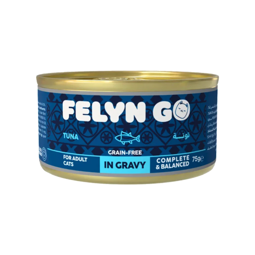 فلاين قو معلبات بالتونة للقطط البالغة 75 جرام