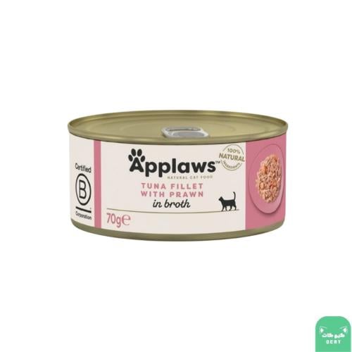 ابلاوز علبة بنكهة التونه مع الربيان 70 جرام للقطط