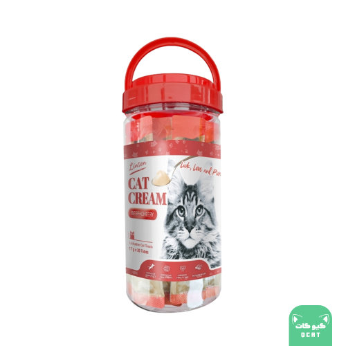 لينسن مكافات للقطط باللحم والكرز 30 قطعة*17 جرام