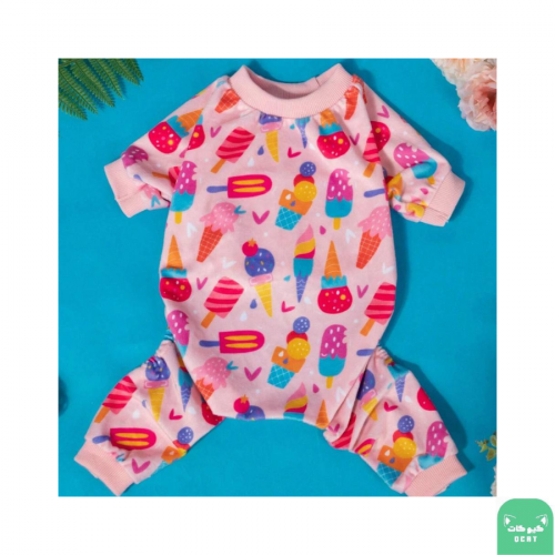 بيجامة قطط مقاس M