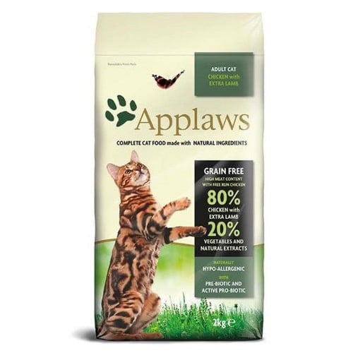 ابلاوز بنكهة الدجاج ولحم الضان للقطط الكبيرة