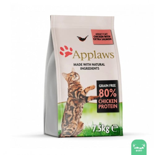 ابلاوز بنكهة الدجاج والسالمون للقطط الكبيرة