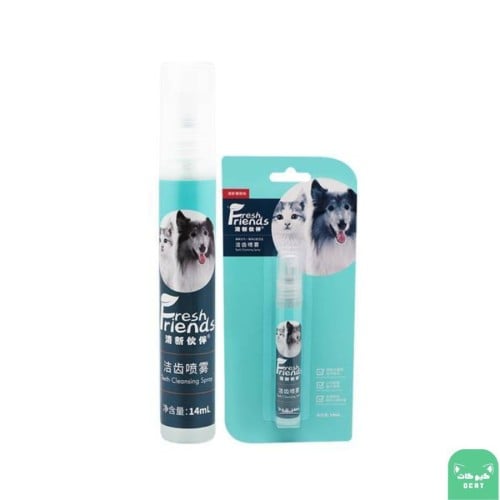 فريش فريندز - بخاخ فم للكلاب والقطط 14 مل - نعناع
