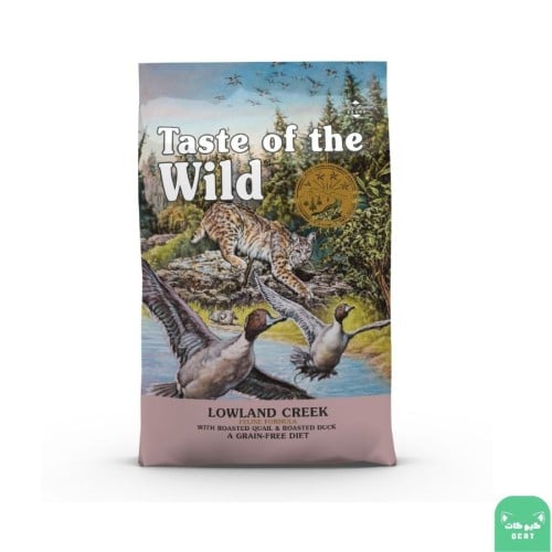 تيست اوف ذا وايلد طعام جاف للقطط  بالبط المحمص والسمان