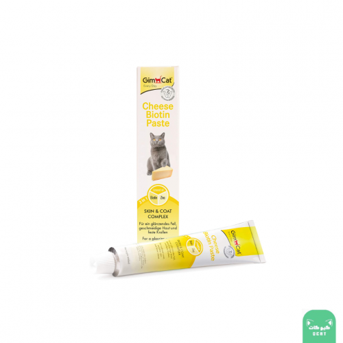 جيم كات مكمل غذائي بطعم الجبن للشعر و جلد القطط 100g