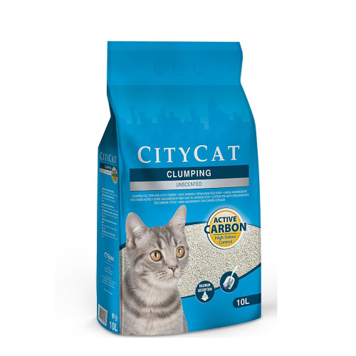 سيتي كات رمل للقطط التي تعاني من حساسية الجهاز التنفسي10 لتر بالكربون النشط
