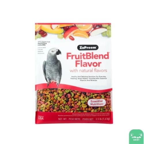 زوبريم خليط الفواكه مع النكهات الطبيعية طعام للطيور المتوسطه والكبيرة