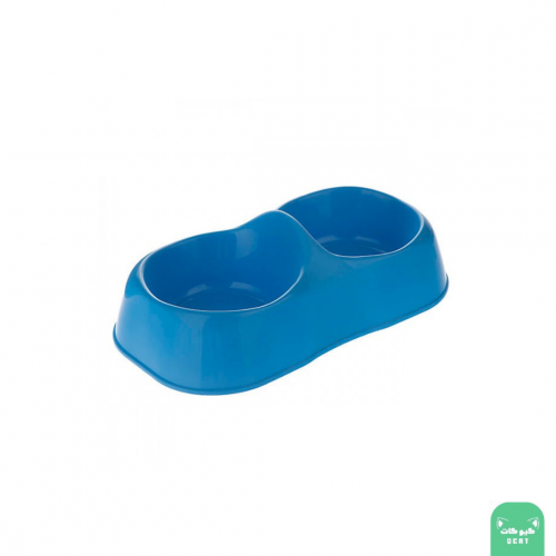 صحن اكل مزدوج بلاستيك