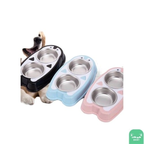 صحن مزدوج كبير ستيل