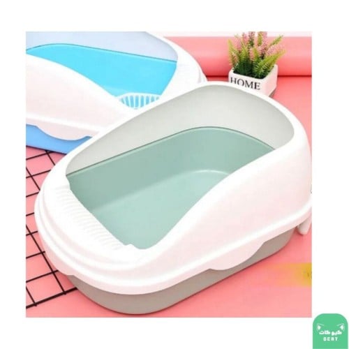 ليتر بوكس وسط للقطط والكلاب بعدة الوان