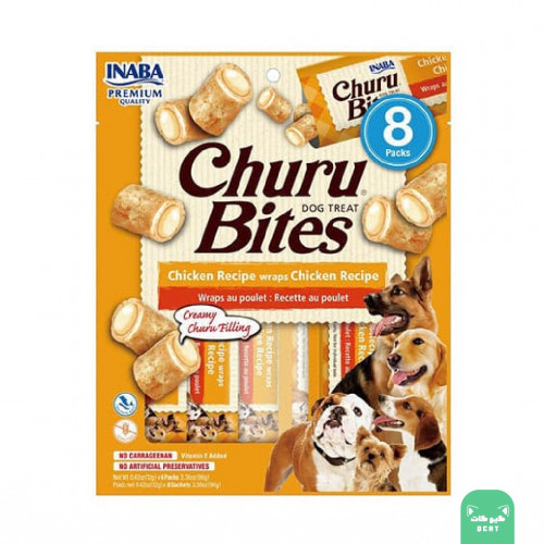اينابا تشورو مكافات سائلة للكلاب بنكهة الدجاج 8×12 جرام